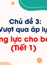 Chủ đề 3Tạo động lực cho bản thânTiết 1
